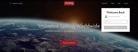 log in rebtel.